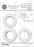 Dritz Home 1" Plastic Curtain Grommets, 8 Sets, White...