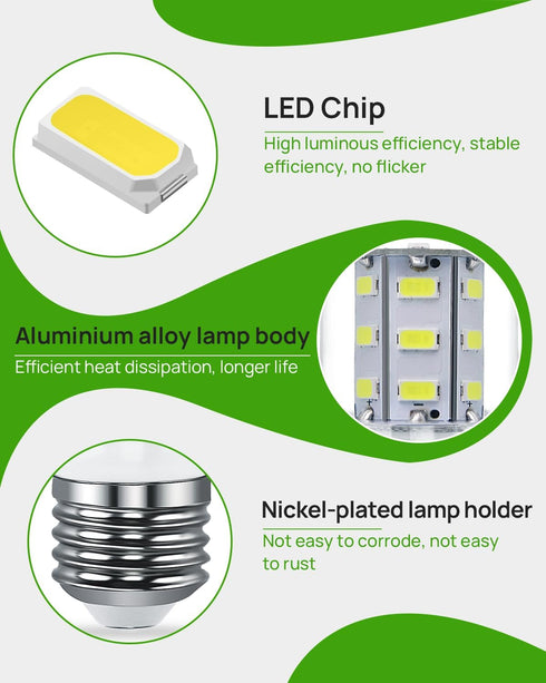 Upgraded KEI D34L Refrigerator Bulb 5304511738 LED Refrigerator Light Bulbs Fit for Frigidaire Kenmore, Refrigerator Light Bulb Replacement (3.5W ...