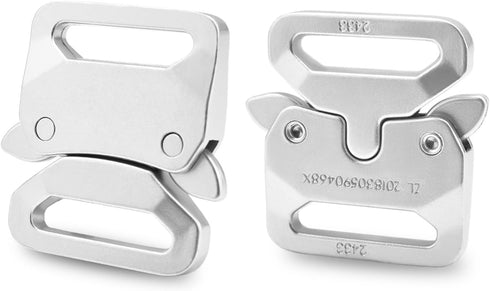 CooBigo 1" Paracord Bracelet Buckle Clip, 2PCS Metal Paracord Clasps for Paracord Bracelet Pet Collar Hardware Tactical Buckle Backpack Keychain P...