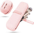 2 x Portable Cosmetic Bag with Adhesive Tape, 1 x Silicone Makeup Brush Holder + 1 x Makeup Sponge Holder, Brush Cosmetic Bag, Makeup Brush Organi...
