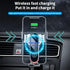 Wireless Car Charger, SUPERLIT 15W Qi Fast Charging Auto Clamping Car Charger Phone Mount Sturdy Air Vent Phone Holder for iPhone 11 Pro Max Xs, S...