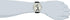 Disney Unisex MK1015 Mickey Mouse Silver Dial Black Crocodile Strap Watch...