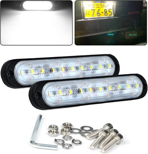 Chelhead 12V Mini Led Light Bars 5.7 Inch 6500K White Backup Daytime Running Lights 24V Trucks Side Marker Indicator Lighting Compatible with ATV ...