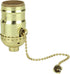 Aspen Creative 21302A Pull Chain Lamp Socket in Polished Brass...