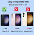 2 pack Anti Blue Light Tempered Glass Screen Protector Compatible with Samsung Galaxy S23.Eye Protection Tempered Glass Film,No Bubbles,9H Hardnes...