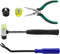 5PCS Upholstery Tools Kit - Dual Head Soft Rubber Mallet Hammer with 2PCS Replacement Head, Nail Tack Remover Tool & Removal Pliers for Furniture ...