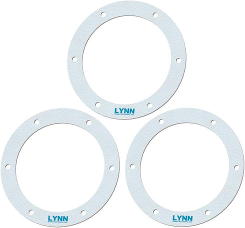 Lynn Manufacturing Pellet Stove 6" Round Gasket, Exhaust or Combustion Blower - 3 Pack, 2100L...