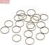 MECCANIXITY Round Earring Beading Hoop Rings, Circle Open Bezel Linking Ring 20mm/ 0.78" Bronze Earring Finding Link Ring for Jewelry Making, Pack...