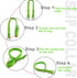 Reflective Slip Collar, Soft Nylon Training Choke Collar for Dogs in Green 22", Wide 1"(Suitable for Dog Weight Around 39-60 pounds)...