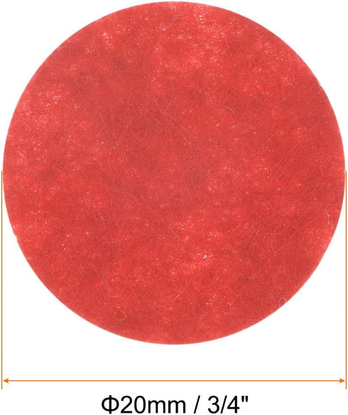 300pcs Round Felt Circles, 20mm 3/4" Pre Cut Felt Craft Pads Non-Woven Mini Felt Fabric Circles for DIY Sewing Handcraft Cut Projects Craft Finish...