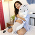 shangman Lovely Plush Cat Doll Cute Cartoon Soft Stuffed Kitten Long Throw Sleeping Pillow Toy Gift for Kids Girlfriend Multiple Size (Grey,70cm/2...