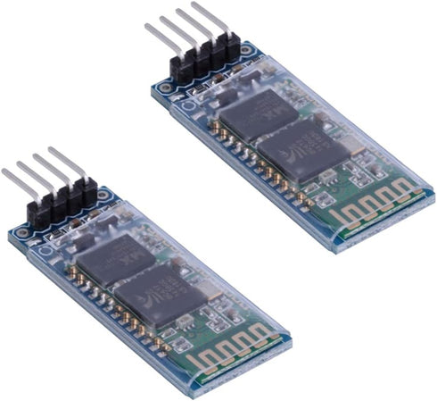 HiLetgo 2pcs HC-06 RS232 4 Pin Wireless Bluetooth Serial RF Transceiver Module Bi-Directional Serial Channel Slave Mode for Arduino......