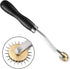 RJWKAZ Perfect 4mm Pattern Wheel Needle Point Tracing Wheel Sewing Wheel Leather Paper Cloth (Black)...