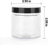Healthy Packers 4oz Plastic Jars with Lids - Small Clear Jars with Lids - Lotion Containers with Lids | 4 oz Plastic Mason Jars with lids | Cream ...
