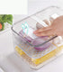 SANNO Refrigerator Food Storage Containers Stay Fresh,Food Storage Container Bin Stackable Refrigerator Freezer Organizer Fresh Keeper Drawers wit...