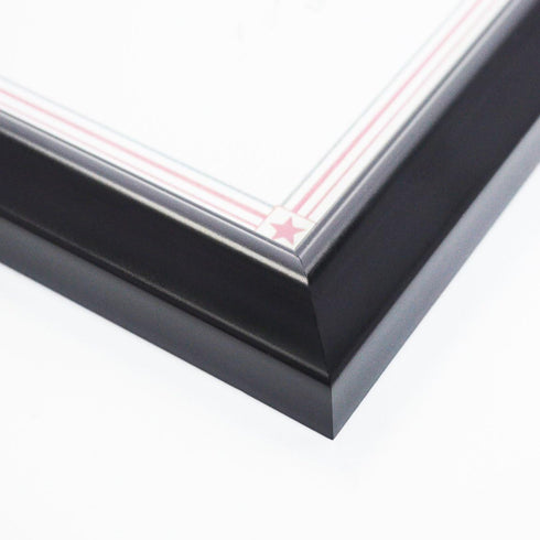 PETAFLOP 8.5x11 Certificate Frame, Black Picture Diploma Degree Document Frames with Real Glass Front, Wall or Tabletop Vertically or Horizontally...