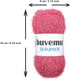 Scrubber Yarn for Crocheting Knitting Dishcloths Washcloths Crafty Items, 100 Gram (3.53 Ounces) 88 Yards (80 Meters) (Candy Pink)...