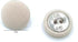 30pcs Beige Fabric Cloth Covered Round Buttons with Metal Shank Buttons for Sewing DIY Crafts Handmade Making Supplies 15mm...