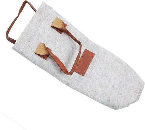 Semetall 6Pcs Single Bottle Wine Tote Bags,Wine Carrier Tote Bags for Outdoor Carrying,Traveling,Light Grey...
