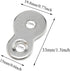 Figure 8 Fastener Figure 8 Table top Fasteners Table top Fasteners Desktop Connector Figure 8 Desktop Fastener Hardware with Screws -20pcs...