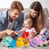 Toys for 1 Year Old Girls/Baby Pink Car Toys for Girls/Push and Go Trucks Soft Rattle Car for Infant Toddlers /1 year old girl and boy birthday gi...