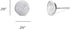 Boma Jewelry Sterling Silver Iced Finish Circle Stud Earrings...