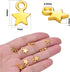 100pcs Mini Star Charms Alloy Star Shape Charms Pendants for DIY Crafting Jewelry Making...