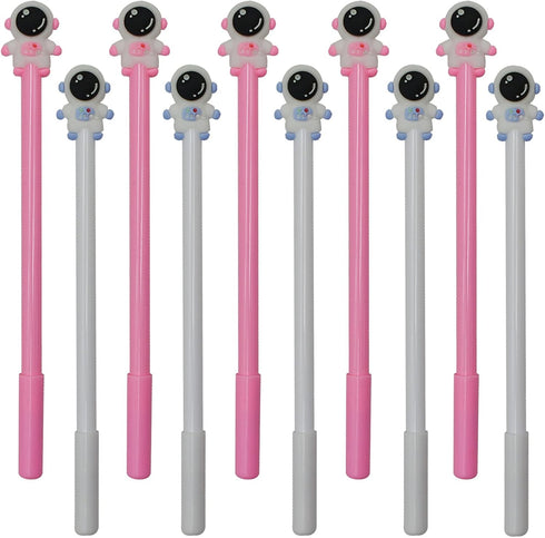 Maydahui 28PCS Spaceman Gel Pens Cute Cartoon Astronaut Couples Pen Commemorative Space Collection Black Ink for Men Boys Students Taikonaut...