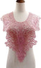1 Pcs Large Water-Soluble Collar Hollow Fake Collar Embroidery Collar DIY Lace Accessories Embroidery Applique Garment Bra Decoration (Bean Paste ...