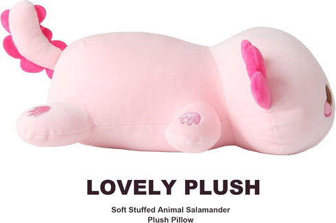Onsoyours Cute Axolotl Plush, 19" Soft Large Stuffed Animal Salamander Big Plush Pillow, Kawaii Plushie Toy for Kids (Pink Axolotl A, 19")...