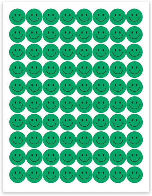 Hygloss Products Good Behavior Stickers - Incentive Sticker for Students & Kids - Fun Traffic Light Colors - Green - 1/2” Sticker - 15 Sheets - 12...