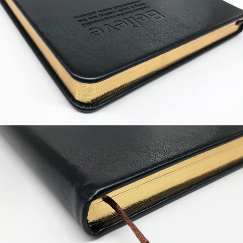 Leather Journal Notebook Blank Premium Papers Hardcover Notebook with Black Soft Faux Leather Cover,160 Pages 80 Sheets 5x8.25 inches Sketchbook f...