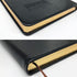 Leather Journal Notebook Blank Premium Papers Hardcover Notebook with Black Soft Faux Leather Cover,160 Pages 80 Sheets 5x8.25 inches Sketchbook f...