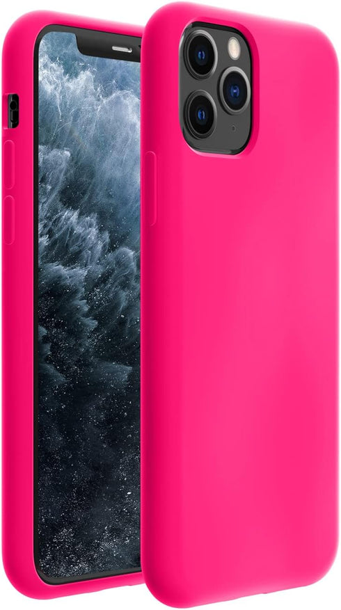 ZUSLAB Case Compatible with Apple iPhone 11 Pro Max Phone Silicone Gel Rubber Bumper Cover, Slim Thin Hard Shell Shockproof Full-Body Protective C...