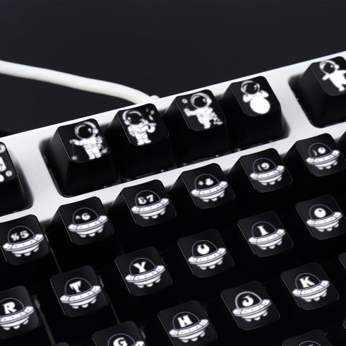 Hyekit Keycaps 108 Keys Backlight Keycap Set OEM Profile Double Shot Shine Through Custom Keycaps for Cherry Gateron MX Switches Mechanical Keyboa...