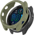 2Pack Soft TPU Case Cover (Black+Green) Compatible with Garmin Forerunner965 Running Smartwatch Protective Case Intended for Forerunner 965 Watch ...