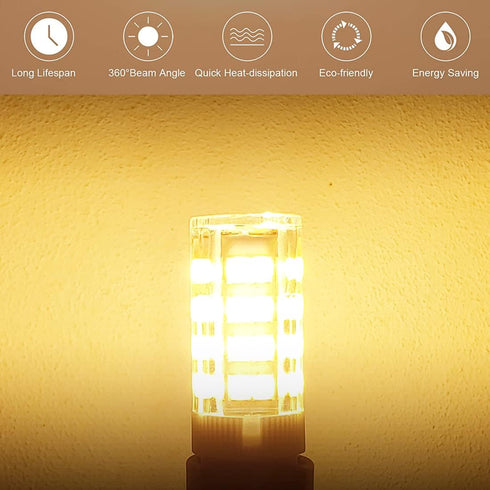 KAKEMONO E12 LED Candelabra Light Bulbs 4W Replace E12 40 Watt Halogen Equivalent,Warm White 2700K C7 T4 120V Small Base E12 for Ceiling Fan Chand...