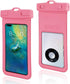 Waterproof Phone Pouch, 2 Pack, Touch Unlock, Rainproof & Waterproof case for Apple iPhone,Samsung,Motorola,OnePlus, up to 7.2 Inches (Black,Pink)...