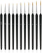 11 Pack Soft-Bristled Detail Outlining Brushes, Miniature Detail Paint Brushes Kits, Fine Detailing Art Paint Brushes...