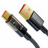 100W 5A PD Fast Charging Data Cable USB A to C Gold Plated Connectors 480 mbs Data sync and Charging with LED Active Connection Light - 3 feet 3 i...
