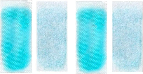 20pcs Fever Cooling Gel Patches 8 Hours Cooling Forehead Strips Cooling Gel Sheet for Dog Foot Baby Kids Children Adult Relieve Headache, Toothach...