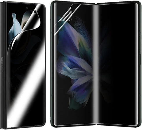 Anti-Spy Inner Screen Protector Designed for Samsung Galaxy Z Fold 4 5G 2022 and Privacy Outer Screen Protector Soft Anti-Scratch Film Anti-Peepin...