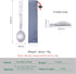 iBasingo Titanium Folding Spoon Camping Cutlery Coffee Tea Soup Dessert Food Serving Spoon Lightweight Portable Dinnerware Travel Backpacking Picn...