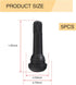 UGSHY 5 PCS Snap-in Tire Valve, TR414 Short Valve Stem, for Tubeless 0.45 Inches Rim Holes on Standard Vehicle Tires (Black)...