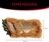 Gears Out Massive Bigfoot Hand Ice Scraper - Bigfoot Gifts - Sasquatch Claw Faux Fur Hand Warmer with Built in Ice Scraper Foam Grip Novelty Winte...