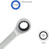 Double Box End Ratcheting Wrench 14mm x 17mm Metric 72 Teeth 12 Point Ratchet Gear Spanner Tools, Heat-Treated CR-V...