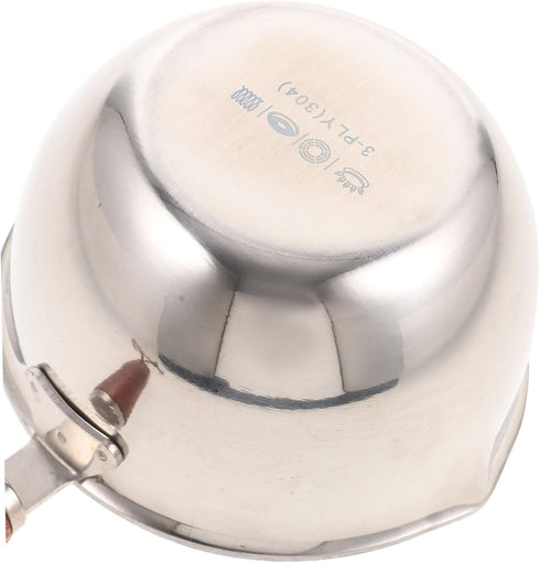 Small Stainless Steel Pot for Sauce Camping Pot Mini Saucepan Grill Basting Pot Milk Sauce Pot Barbecue Pot Multipurpose Sauce Pan Chai Pot Induct...