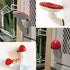 3 PCS Mushroom Refrigerator Magnets, Fairy Tale Red Mushroom Fridge Magnets, Cute Plant Fridge Magnets, Home Office Creative Refrigerator Sticker....