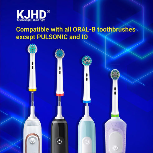 Replacement Heads for Oral B Braun Variety Pack of 16 PCS Floss Cross Sensitive Soft Precise Electric Toothbrush Heads Tooth Brush Head Refill Com...