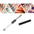 LWBTOSEE 2pc Nail Ombre Brush Nail Art Painting Pen Brush UV Gel Polish Gradient Color Rhinestone Crystal Acrylic Nail Drawing Pen...